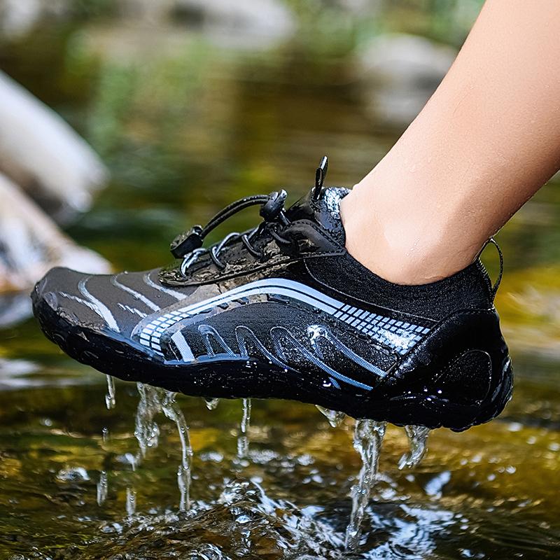 Herren Strandschuhe Schwimmen Wassersport Socken Barfuß Sneaker Fitness Tanz Schwimmen Surfen Schnorchelschuhe Leicht Atmungsaktiv