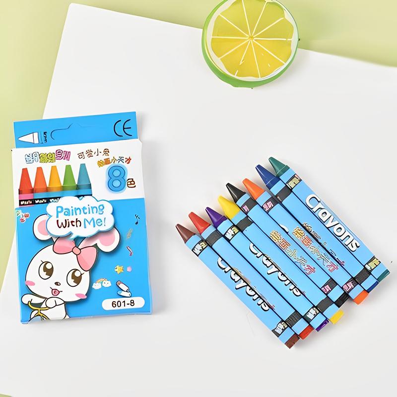 Children Drawing Toys Graffiti Bag 8color Crayons Early Education Educational Toy Parent-child Interaction Storage Bag TMZ