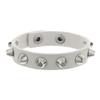 Halloween Punk Fashion Pu Leather Rivet Rock Bracelet For Women And Men, Unisex, Daily Holiday Party Wear, Valentine'S Day Gift