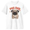 Fathers Day Tshirt Summer Pug Dad Hipster T Shirts Unisex 100 Cotton O Neck 4xl 5xl 6xl Top Tees Shortsleeved Y2k Fun Tops