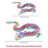 2Pcs 3D Printed Movable Dragon Ornament Rotatable Articulated Dragon Model Conjoined Dragon Ornaments for Home Office Decor