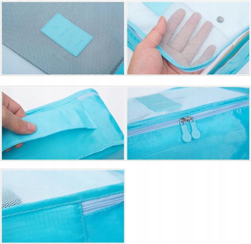 Travel Cosmetic Bag Cosmetic Case Organizer Set of 6 Women's Large
