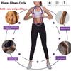 Pilatesringar Yoga Pilates Magisk Cirkel Pilates Ultra Fit Träningsmotstånds Fitness Toningring Träningspass Fitnesscirklar med Dubbla Handtag