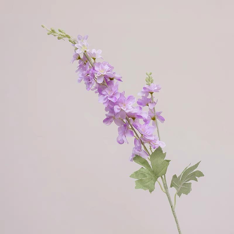 83Cm Flocking Delphinium Artificial Flower Branch Home Decoration Fetionzi Fake Flower Wedding Decor Banquet Photography Props