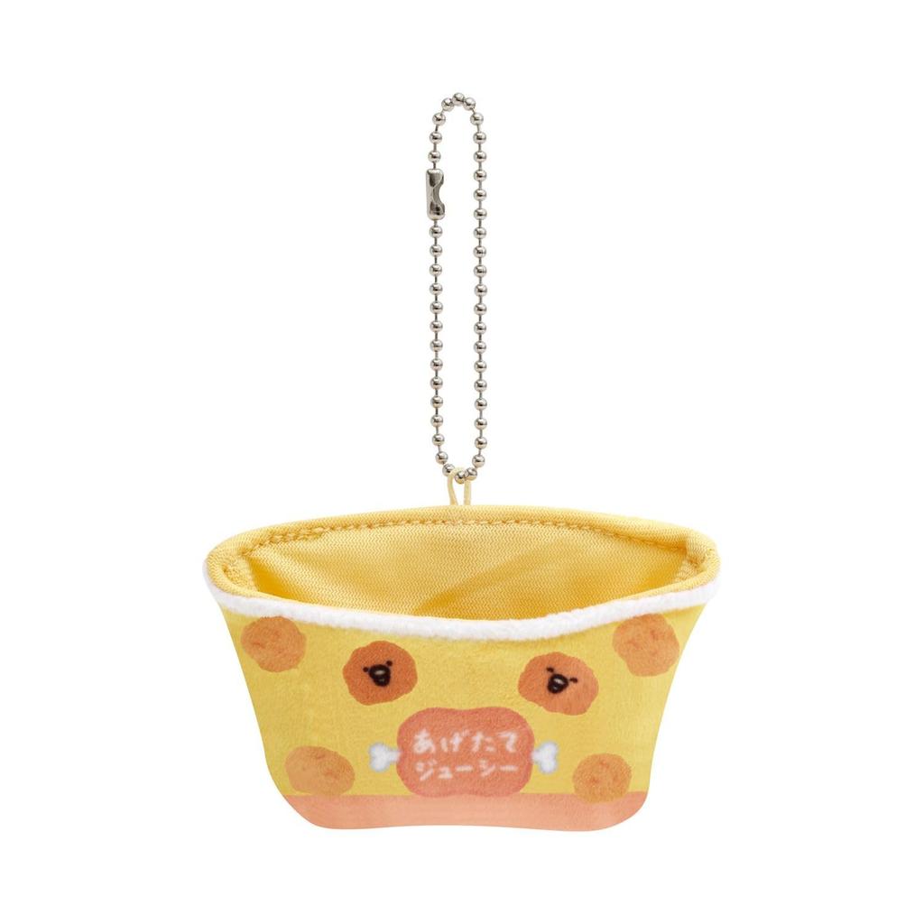 Chikip Dancers "Karaage LOVE" Hanging Plush Toy In a Fried Chicken Container