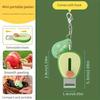 Stainless Steel Fruit Peeler with Extendable Knife Holder Compact Portable Kitchen Peeler, Sharp Blades for Apples, Vegetables, Cheese Heavy Duty,