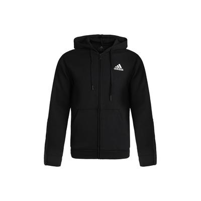 Lässige Sport Trainings Lauf Kapuzenjacke Herren Oberbekleidung Schwarz GP8603