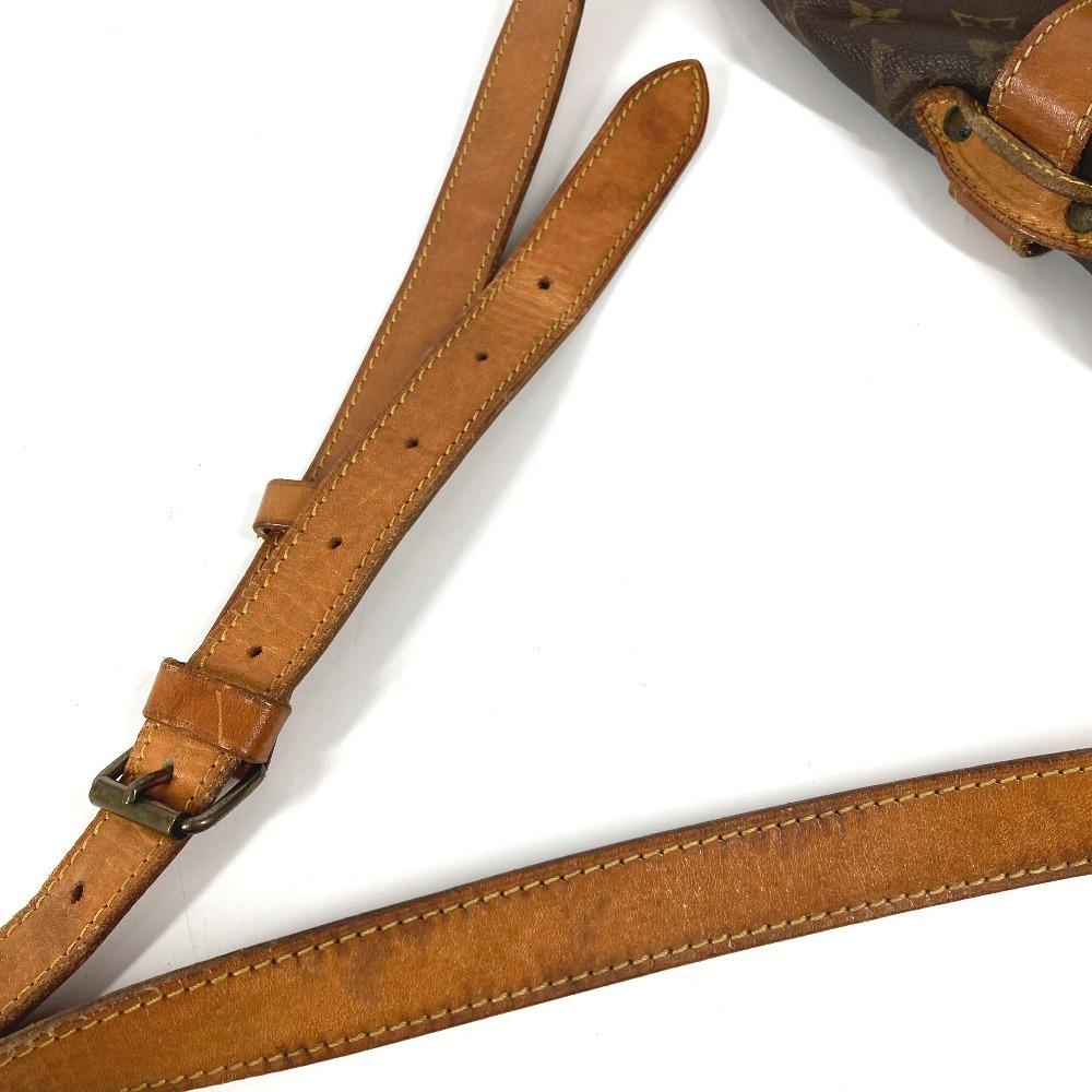 Louis Vuitton M42254 Monogram Saumur 35 Crossbody Flap Bag Shoulder Bag Brown