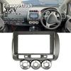 Dashboard Mounting Frame 9 Inch Car Radio Fascia Kit for Honda Jazz Fit 2006 RHD Trim Replacement Manual AC, Navigation Panel Frame, Stereo