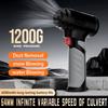 400000RPM Violent Turbo Fan 45m/s Wind Speed Cordless Handheld Air Duster  Outdoor Barbecue