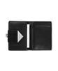 Fennec Triangle Frame Bridge Wallet - Leopard Black