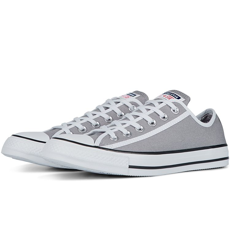 Converse Chuck Taylor All Star Gamer Low Top Lace-Up Lightweight Canvas Shoes Unisex Sneakers Gray 163982C