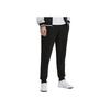 PUMA Solid Color Outdoor Casual Mid Waist Straight Leg Knit Sports Pants Men bottoms Black 674259-01