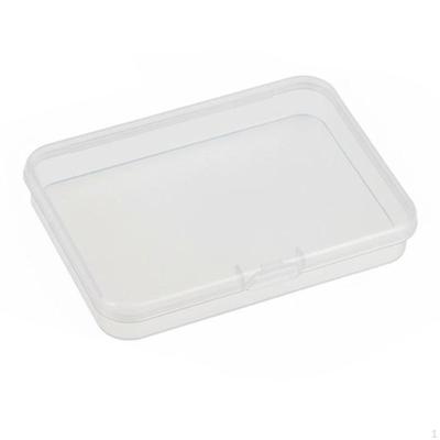 Clear Box with Lid Design Sample Multipurpose Mini Rectangular Container for Crafters,