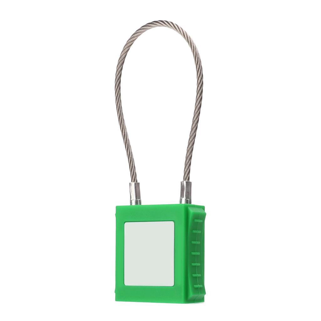 Lockout Tagout Cable Locks 85mm Shackle Steel Padlock with 2 Key for Equipment Maintenance