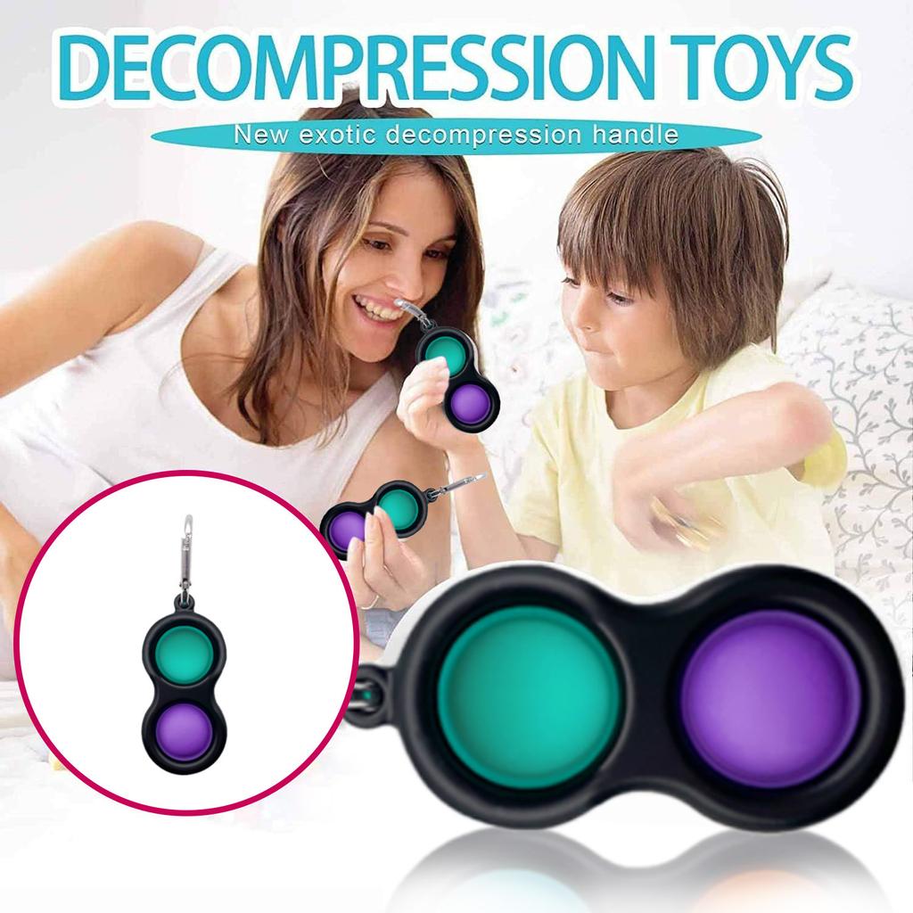 Details about / 2X Baby Simple Dimple Fidget Toys Anti Stress Toy Adult Kids Autism Sensory Toys