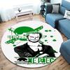 Roronoa Zoro Round Area Rug Carpet Rug For Living Room Bedroom Sofa Playroom Decor Nonslip Floor Mat