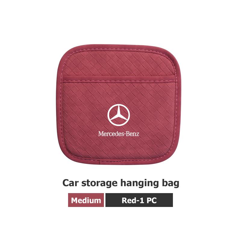XDFMN1 Hot 2026 New For Benz Car Door Seat Back Self Pasting Multi-Functional Storage Bag For Mercedes Benz C180 C300 W124 W176 W177 C2