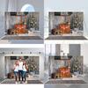 Gray Children's Photography Background Cloth Christmas Theme Studio Props 150*100cm