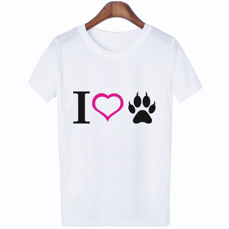 Paw Print T-Shirt - Pet Lovers Home 