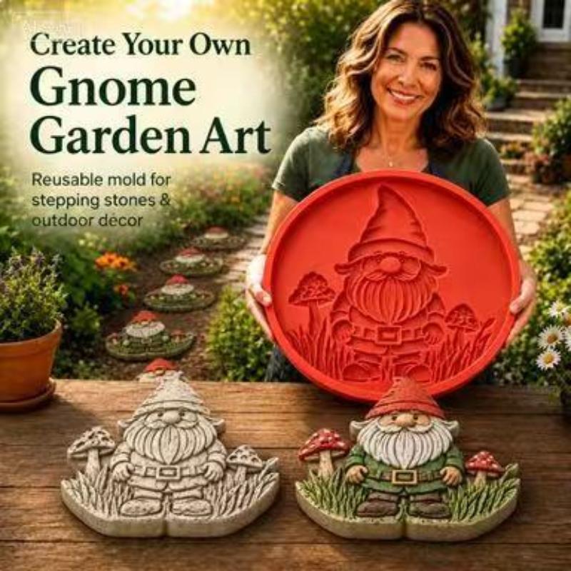 New Silicone Reusable Sunflower Stepping Stone Mold Various Shapes Stepping Stone Molds, Molds For Concrete