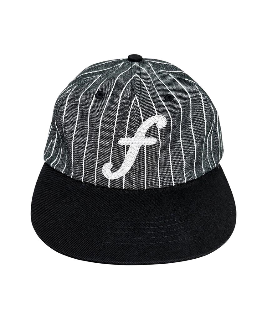 Paeseul Stripe F Logo Cap Black