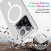 For Xiaomi 15 Pro Clear Phone Case Compatible with MagSafe TPU+Acrylic Back Cover