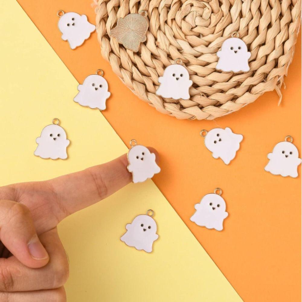 Slitinová smaltovaná bílá kouzla ducha duchů