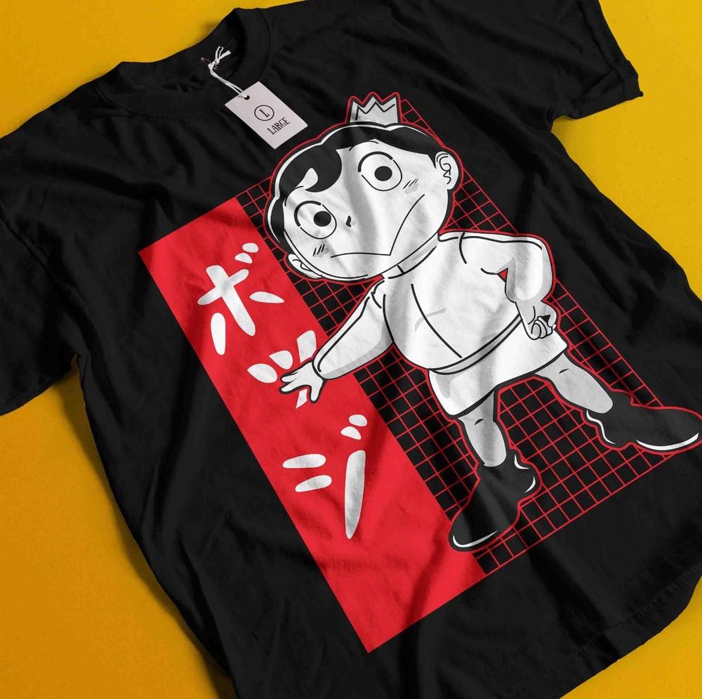 

Ranking Of Kings Anime T-Shirt Ousama Ranking Shirt Bojji Tshirt Kage Daida Tee 2XL