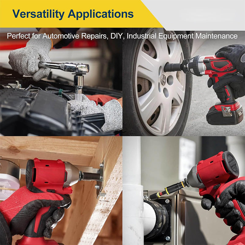 Tools for Confined Spaces Low Profile Impact Socket Adapter Set  Drive Ratchet Adapter Set of 4pcs