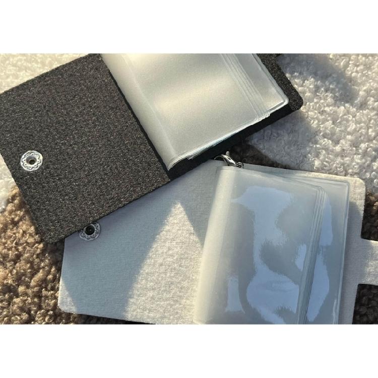 2Pack Mini Leather Photo Album with Keychains for Travel 2Inch Key Photo