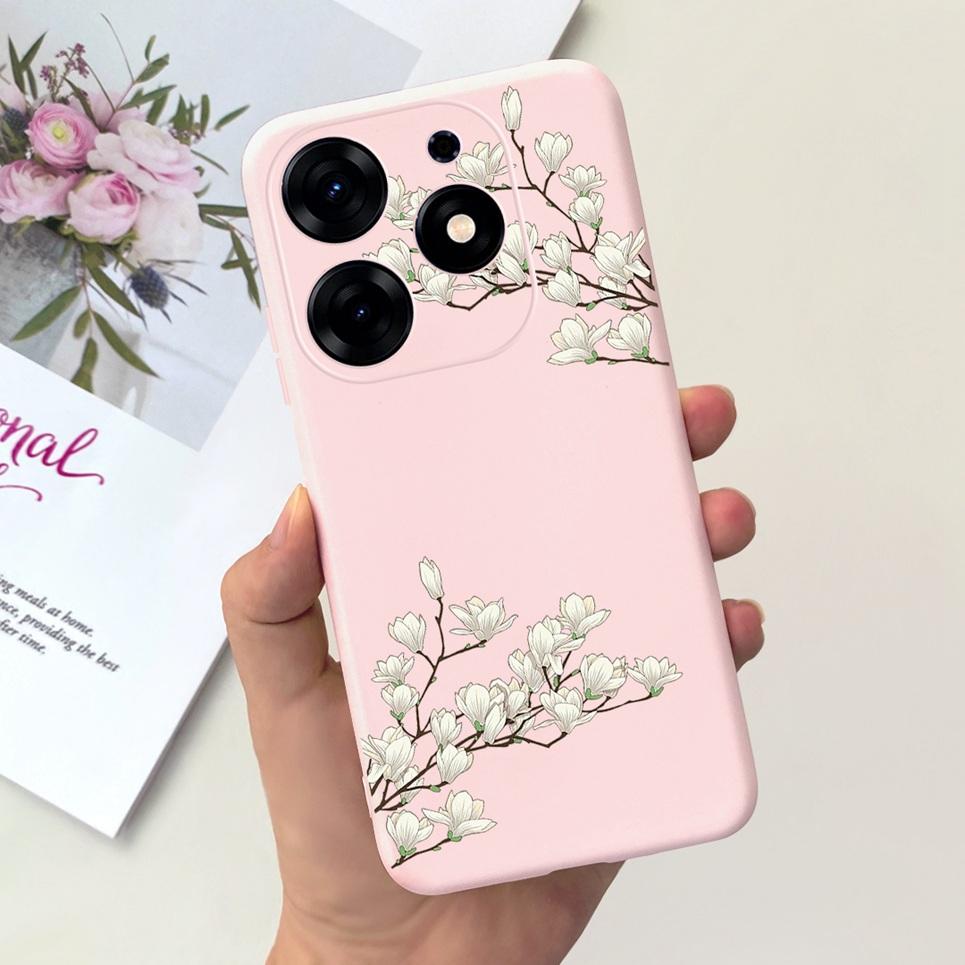 For Tecno Spark 10 Pro 10C Spark 9 Pro 9T Spark 8C Spark 7 Phone Case Black Sky Moon Night Stylish Bumper Shell Liquid Silicone
