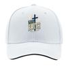 Bold Faith Cross Scripture Lettering Sandwich Baseball Cap Sun Cap Outdoor Workouts Hat