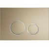 Bouton poussoir Mexen Fenix 05 doré 600504 pour montage encastré