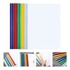 10 Pcs Folder Sliding Bar Clamps Binder Clips Tie Rod A4 Paper Files Plastic Folders Clear Report Cover Office Table