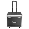 Portable Locking File Storage Box, Aluminum Alloy File Lock Box with Telescopic Handle, Mobile Busniness Case, File Cabinet
