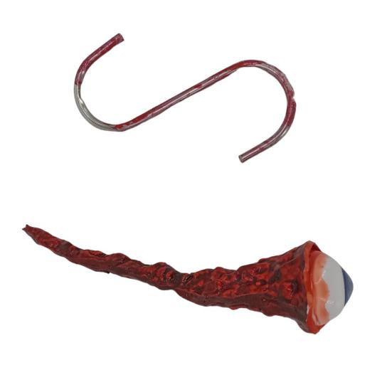 Halloweenská dekorace vytrženého očního jablka Strašidelné falešné oční bulvy s háčkem Gotická domácí dekorace pro halloweenskou akci/párty