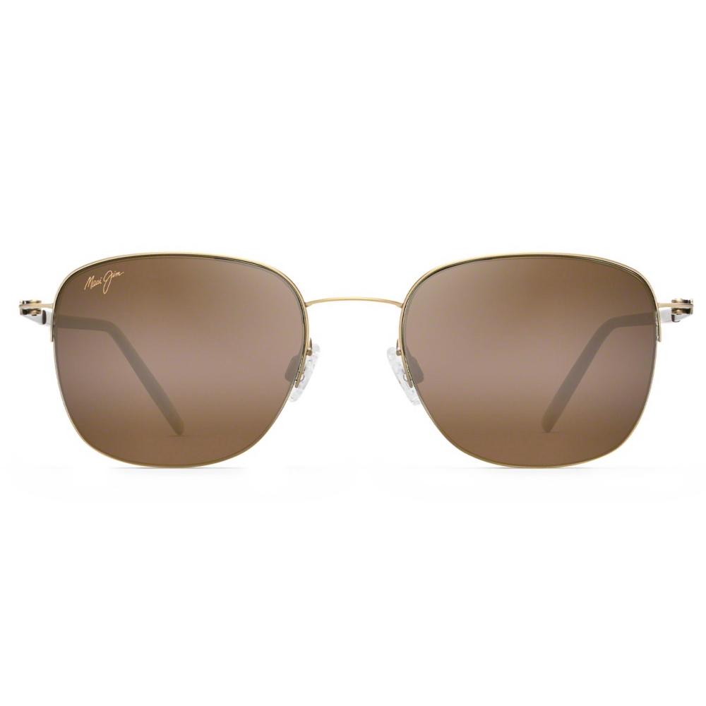 

Солнцезащитные очки Maui Jim Crater в оправе золотистого цвета, матовая hcl бронза, поляризационные, золотистая, матовая, hcl бронза, поляризация