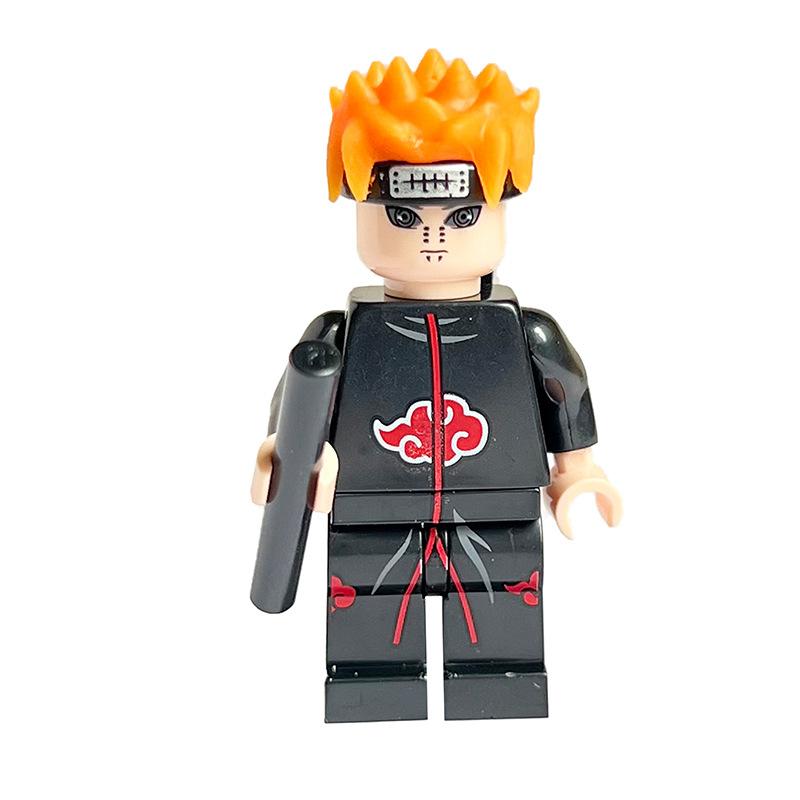 Ninja Warrior Superhero Doll With Weapon Single Building Block Assembly Toy