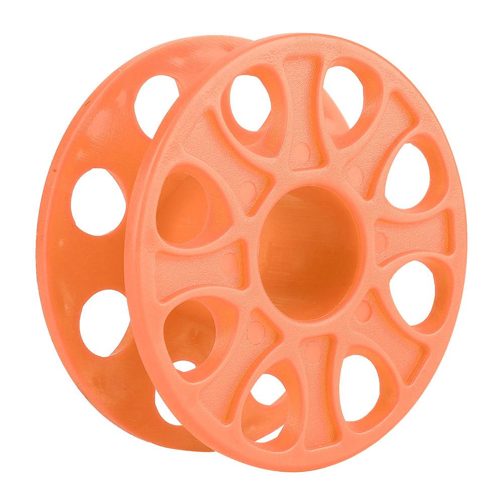 Bobina Compatta per Scuba Diving in Plastica Resistente Bobinatore a Dito Accessorio Subacqueo per Subacquei Arancione