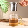 304 Stainless Steel Double-Eared Tea and Coffee Strainer with Lid and Mesh Filter