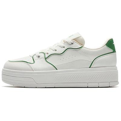 Jelly Schuhe 2 Vielseitig Lässig Atmungsaktiv Leicht Erhöhte Höhe Low Top Skate Schuhe Damen Sneaker Weiß Grün 122528032-1