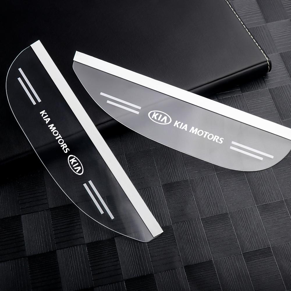 

2026 Hot Car Sticker Car Rearview Mirror Rain Shield Eyebrow Auto Eyebrow Rain Protector Cover for KIA sportage ceed sorento opt