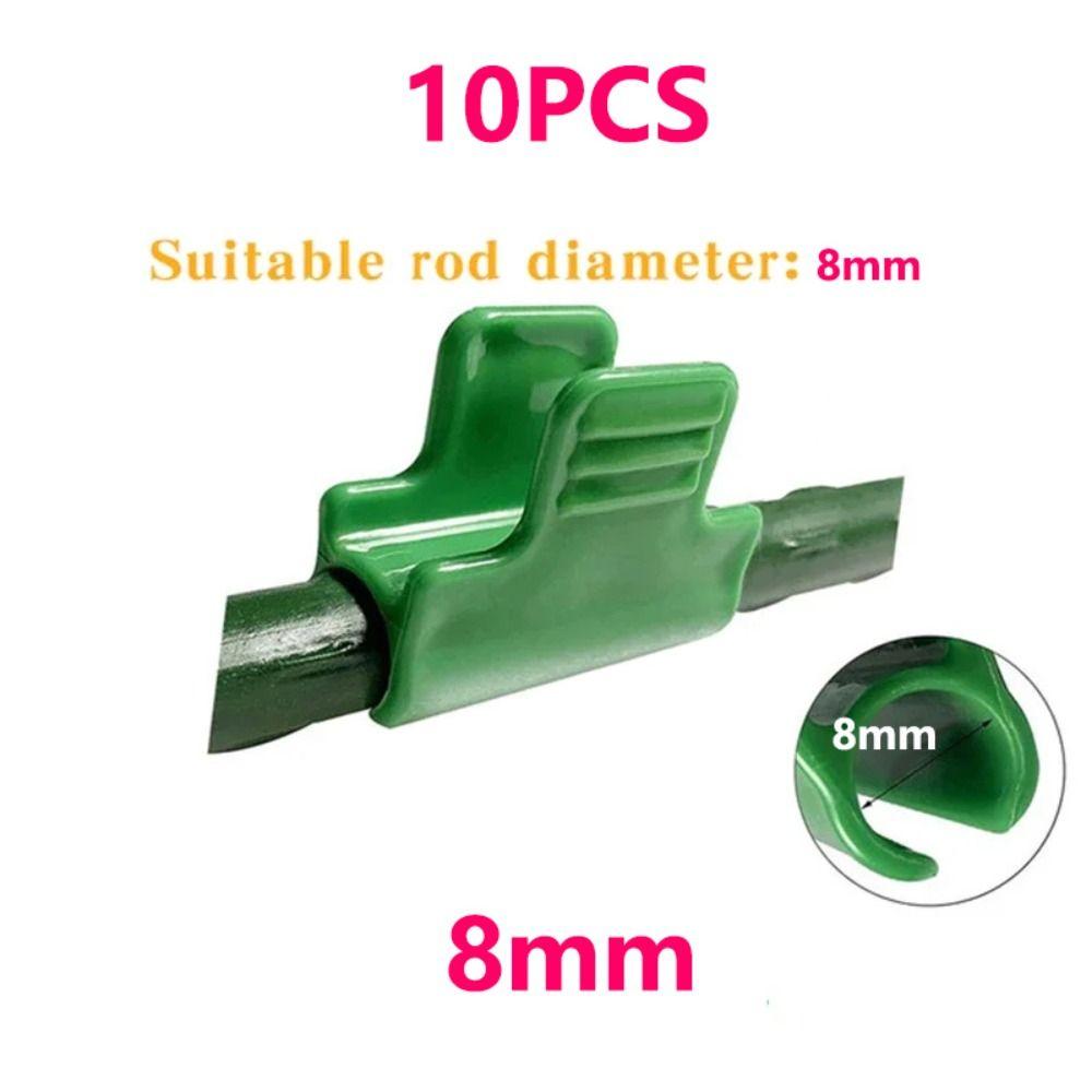 10Pcs Shading Frame Support Greenhouse Film Clamps Shed Row Cover Garden Tarpaulin Clamp