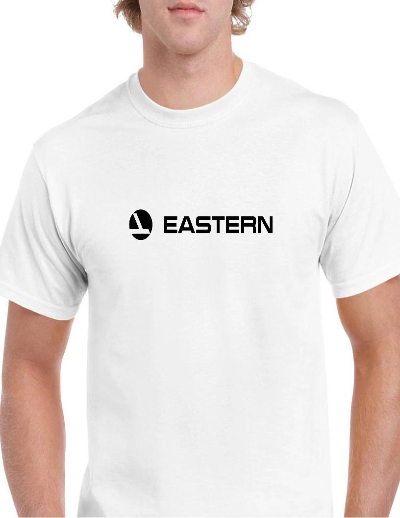 Eastern Airlines Black Retro Logo Shirt Aviation Geek White Cotton T-Shirt S-5XL M