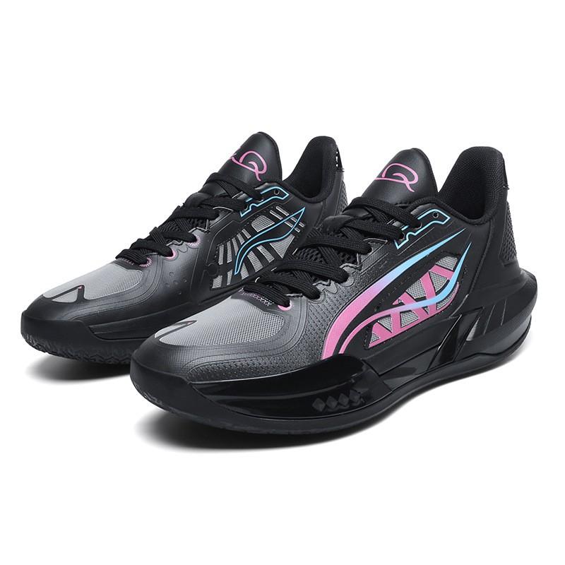 Mens Basketball Shoes Low Top With Full-Length Air Cushion Lightweight Durable Rubber Sole Outdoor Court Running