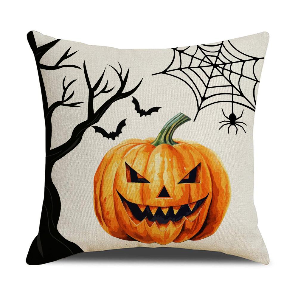 

Halloween Pillow Cover Simple And Versatile Combination Pillow Horror Atmosphere Arrangement Sofa Pillow Cushion 45 * 45Cm (excluding pillow core)