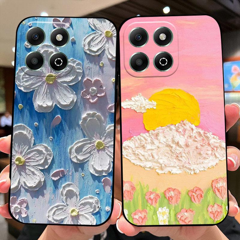 For Honor X6b Case JDY-LX1 Color Printing Shockproof Phone Cover For Huawei Honor X6b Funda Shell JDY-LX2 Soft Silicone Coque