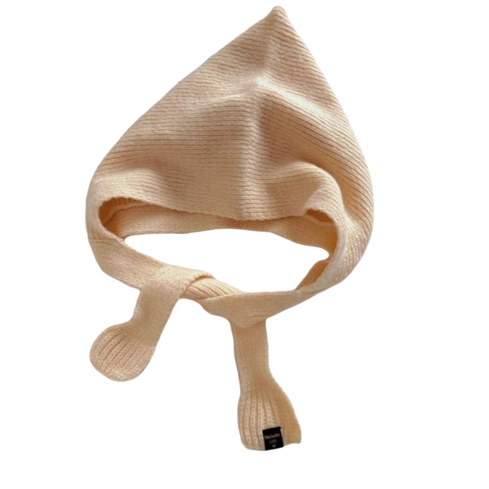 Soft Balaclava Cap Korean Style Knitted Beanies Hats Vintage Scarf Hat  Outdoor