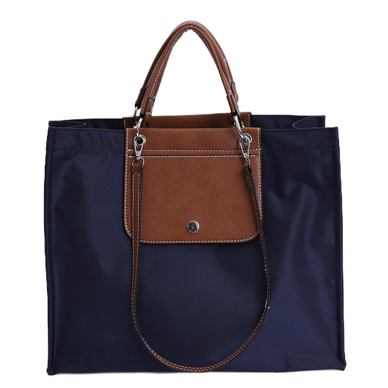 New Large-capacity Oxford Cloth Bag Women's Casual Simple and Trendy Shoulder Bag Portable Tote Bag Trendy
